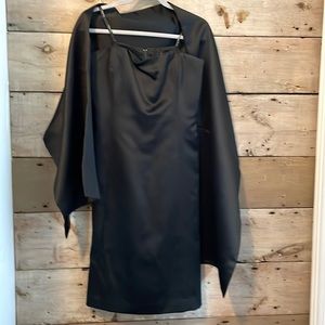 Elegant Black Tie Sheathe Dress by Nicole Miller